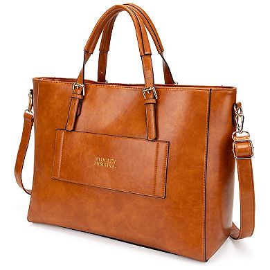 Badgley Mischka Julia XL Vegan Leather Tote Weekender Travel Bag