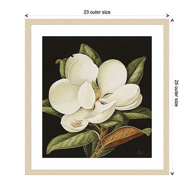Magnolia Grandiflora 2003 By Jenny Barron Wood Framed Wall Art Print