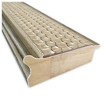 Trellis Silver Wood Picture Frame, Photo Frame, Art Frame