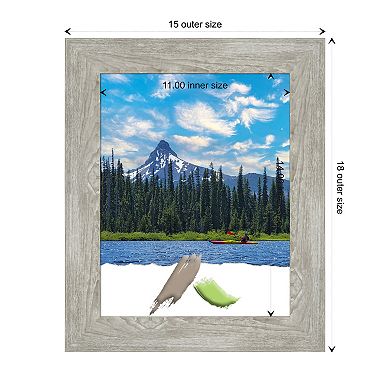 Dove Greywash Narrow Picture Frame, Photo Frame, Art Frame