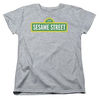 Sesame Street Logo Short Sleeve Womens Tee