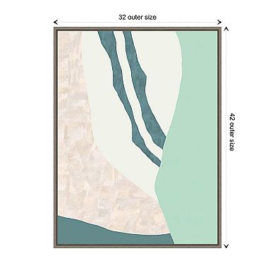 Amble By Sakshi Modi Framed Canvas Wall Art Print