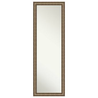 Angled Wood Non-beveled On The Door Mirror Full Length Mirror