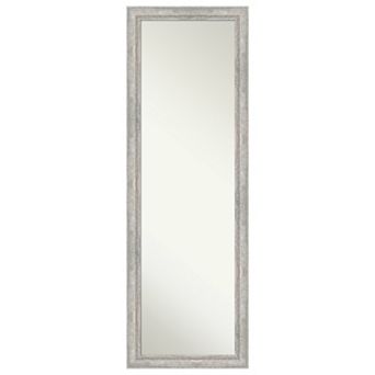 Angled Wood Non-beveled On The Door Mirror Full Length Mirror
