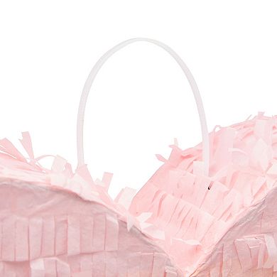 Pink Pull String Heart Pinata For Girls Birthday Party, Small, 16 X 13 X 3 In