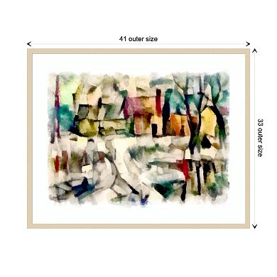 View No 27 By Alex Caminker Wood Framed Wall Art Print