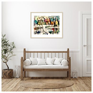 View No 27 By Alex Caminker Wood Framed Wall Art Print