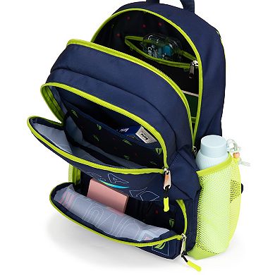 Nautica Kids Backpack For Kindergarten, Elementary School, 16 Inches - Tall Flags