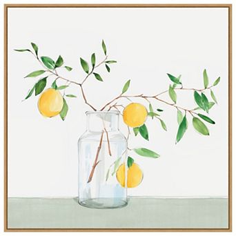 Sweet Lemonade By Isabelle Z Framed Canvas Wall Art Print