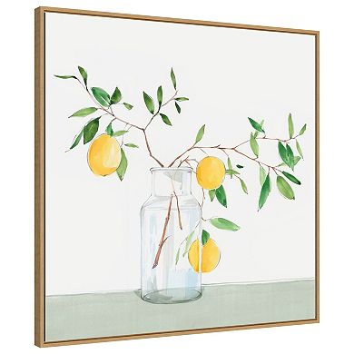 Sweet Lemonade By Isabelle Z Framed Canvas Wall Art Print