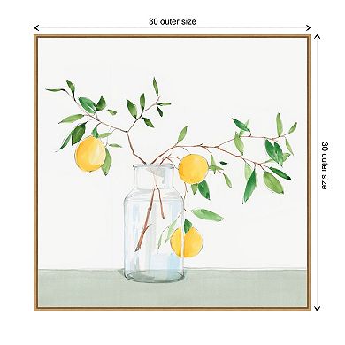 Sweet Lemonade By Isabelle Z Framed Canvas Wall Art Print