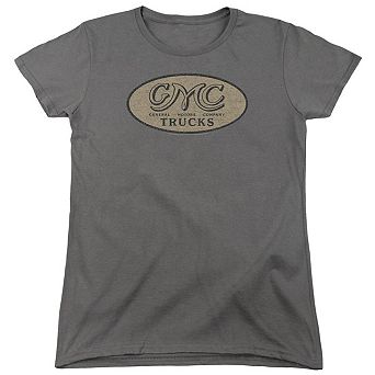 Gmc Vintage Oval Logo Short Sleeve Womens Tee