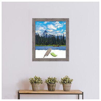 Pinstripe Plank Grey Narrow Picture Frame, Photo Frame, Art Frame