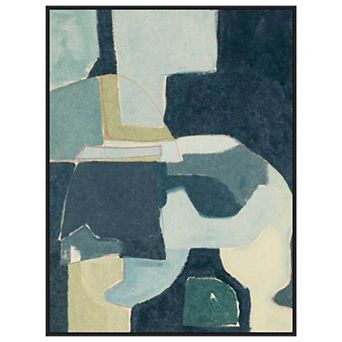 Blue Note Iii By Rob Delamater Framed Canvas Wall Art Print