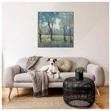 Morning Mist By Tim O'toole Framed Canvas Wall Art Print