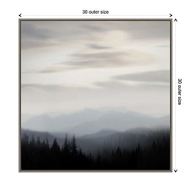 Mountain Vista Ii By Madeline Clark Framed Canvas Wall Art Print