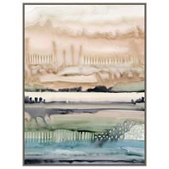 Mesa Horizon Strata Ii By Grace Popp Framed Canvas Wall Art Print