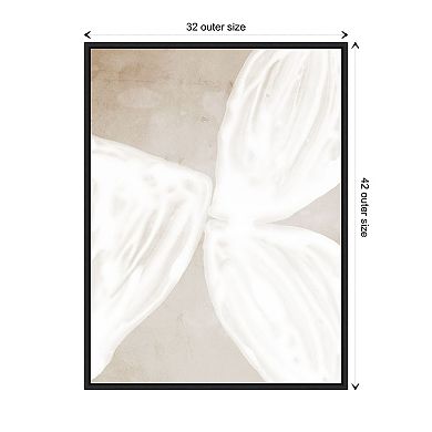 Blanc Spaces I By Urban Road Framed Canvas Wall Art Print