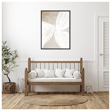 Blanc Spaces I By Urban Road Framed Canvas Wall Art Print