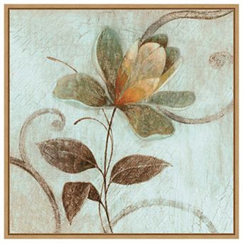 Floral Souvenir 1 By Okre Framed Canvas Wall Art Print