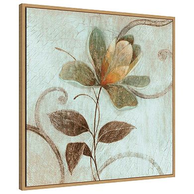 Floral Souvenir 1 By Okre Framed Canvas Wall Art Print