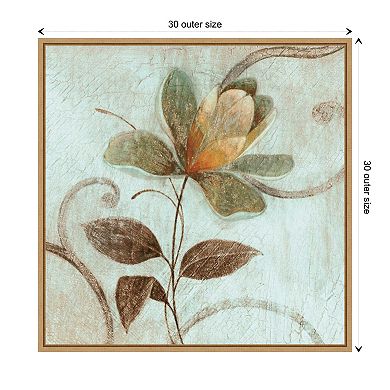 Floral Souvenir 1 By Okre Framed Canvas Wall Art Print