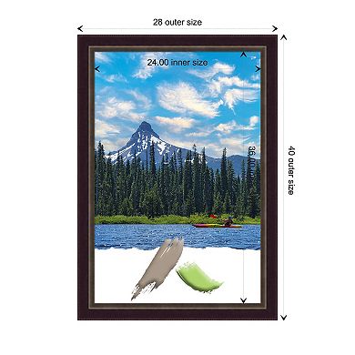 Signore Bronze Wood Picture Frame, Photo Frame, Art Frame