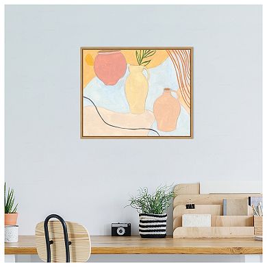 Puzzles Ii By Melissa W Framed Canvas Wall Art Print