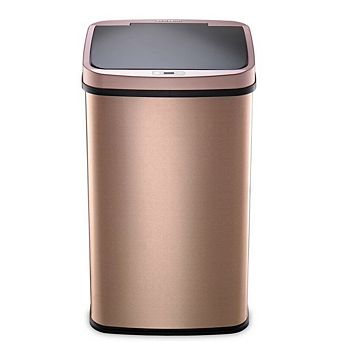 13-gallon Stainless Steel Kitchen Trash Can With Motion Sensor Lid