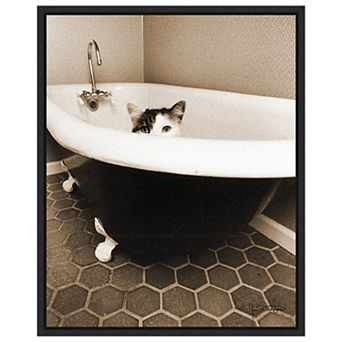 Kitty Iii By Jim Dratfield Framed Canvas Wall Art Print
