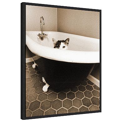 Kitty Iii By Jim Dratfield Framed Canvas Wall Art Print