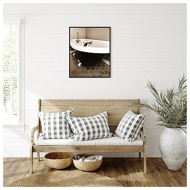 Kitty Iii By Jim Dratfield Framed Canvas Wall Art Print