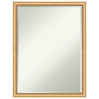 Salon Petite Bevel Wood Bathroom Wall Mirror