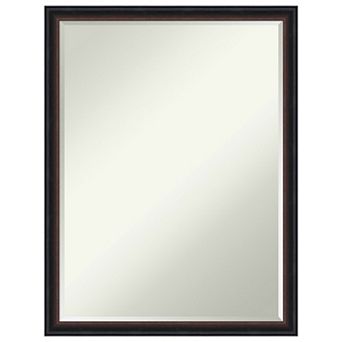 Salon Petite Bevel Wood Bathroom Wall Mirror