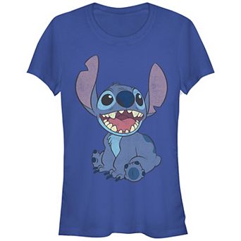 Disney's Lilo & Stitch Happy Stitch Juniors' Graphic Tee