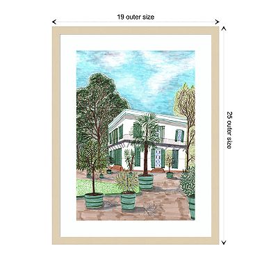 Schloss Charlottenburg By Charlotte Orr Wood Framed Wall Art Print