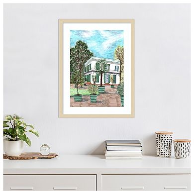 Schloss Charlottenburg By Charlotte Orr Wood Framed Wall Art Print