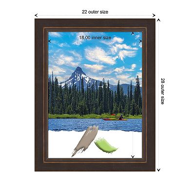 Lara Bronze Wood Picture Frame, Photo Frame, Art Frame