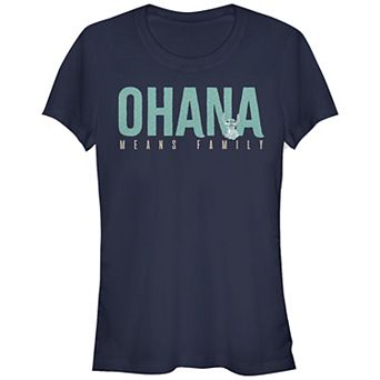 Disney's Lilo & Stitch Ohana Means Family Stitch Juniors' Graphic Tee