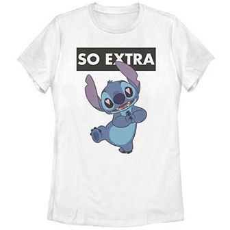 Disney's Lilo & Stitch So Extra Stitch Juniors' Graphic Tee