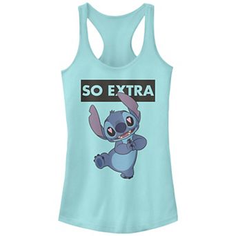 Disney's Lilo & Stitch So Extra Stitch Juniors' Racerback Graphic Tank Top