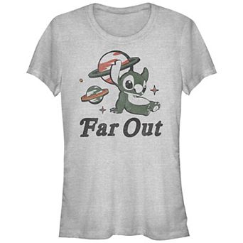 Disney's Lilo & Stitch Far Out Stitch Juniors' Graphic Tee