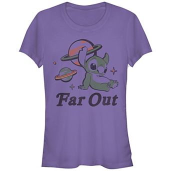 Disney's Lilo & Stitch Far Out Stitch Juniors' Graphic Tee