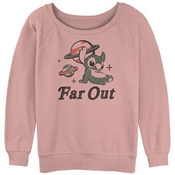 Disney's Lilo & Stitch Far Out Stitch Juniors' Graphic Slouchy Terry