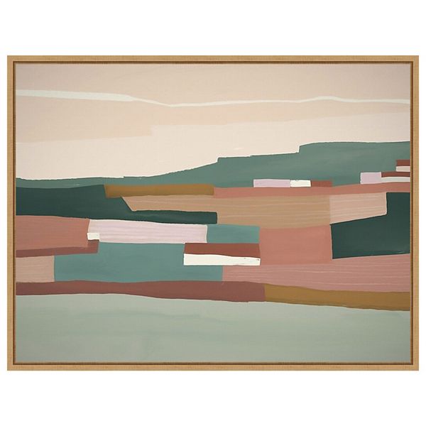 Mount Lofty By Urban Road Framed Canvas Wall Art Print