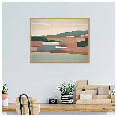 Mount Lofty By Urban Road Framed Canvas Wall Art Print