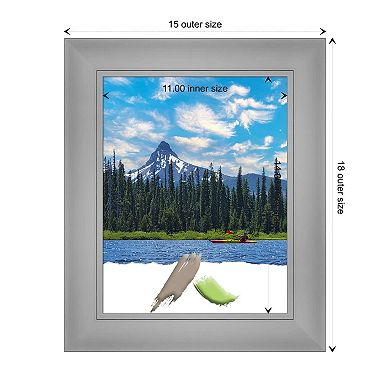 Flair Polished Nickel Picture Frame, Photo Frame, Art Frame