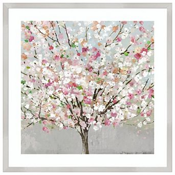 Spring Love By Allison Pearce Wood Framed Wall Art Print