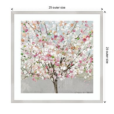 Spring Love By Allison Pearce Wood Framed Wall Art Print