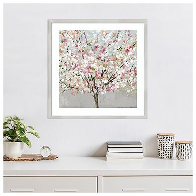 Spring Love By Allison Pearce Wood Framed Wall Art Print